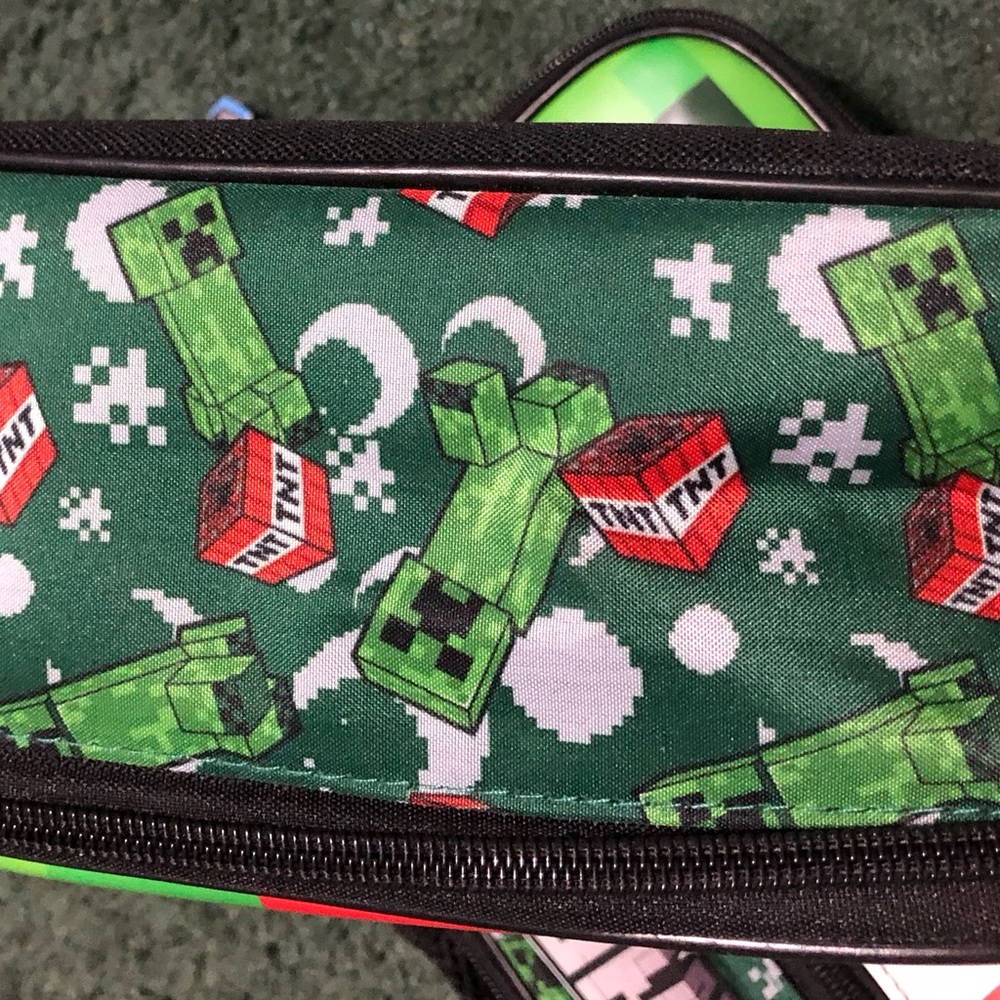 MINECRAFT SOFT LUNCHBOX NEW W TAGS - Picture 6 of 6